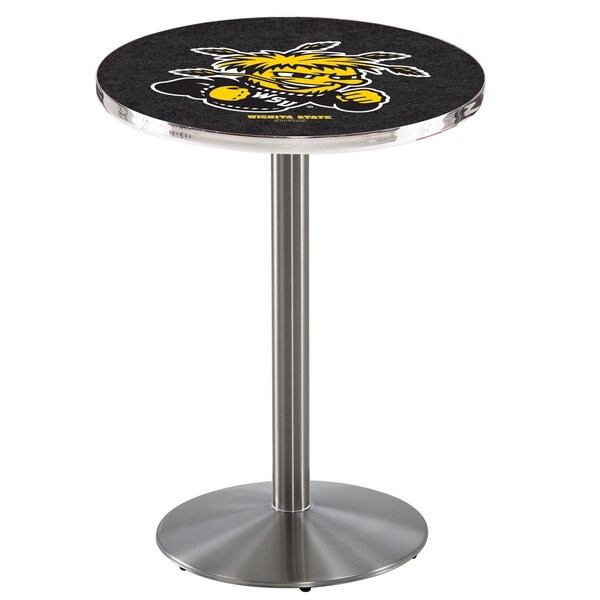 36" Stainless Steel Wichita State Pub Table